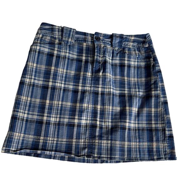 St. Johns Bay Stretch Checkered Skirt Women Sz 6 Gently used - Picture 1 of 9